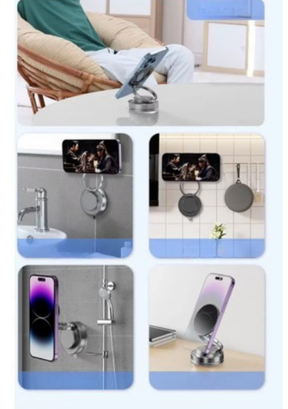 Arabamda UltraGrip™ Pro – Manyetik Vakumlu Telefon Tutucu